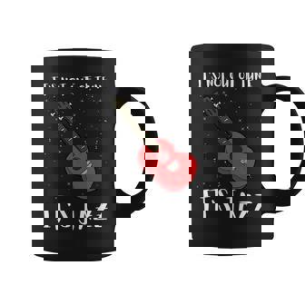 ジャズミュージックとジャズギター-調子が狂っていない 長袖tシャツ コーヒーマグ - Kawaiitshirt