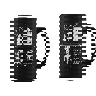 スキューバダイビングギア 水中ダイバー スキューバダイバー コーヒーマグ - Kawaiitshirt