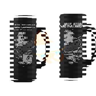 スケートボード猫sk8スケートボードで保存 コーヒーマグ - Kawaiitshirt