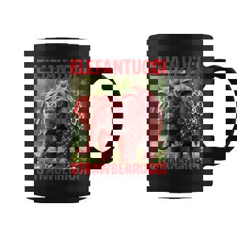 ストロベリーエレファントキッズ ブレイン エレファントゥッチ ストロベルルッチ コーヒーマグ - Kawaiitshirt