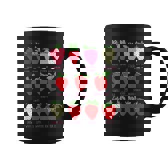 ストロベリーフルーツシャツ イチゴの種類 コテージコア コーヒーマグ - Kawaiitshirt