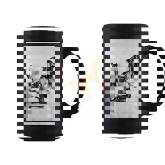 セクシーガールグラフィックtシャツ マスクのセクシーなファッションモデル コーヒーマグ - Kawaiitshirt