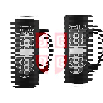 セルビアクロスシールドセルビアアーム。 コーヒーマグ - Kawaiitshirt