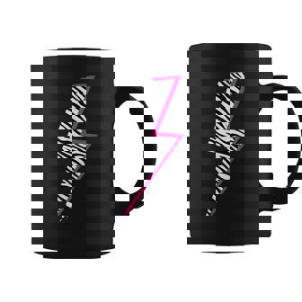 ゼブラ ピンク 稲妻 コーヒーマグ - Kawaiitshirt