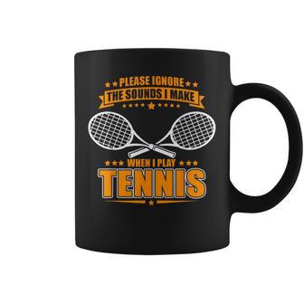 テニスノイズ-面白いテニスシャツ コーヒーマグ - Kawaiitshirt