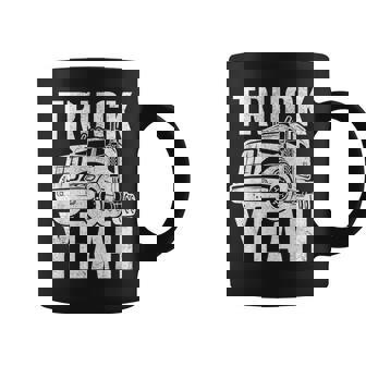 トラッカー 18輪トラック イェーピンク コーヒーマグ - Kawaiitshirt