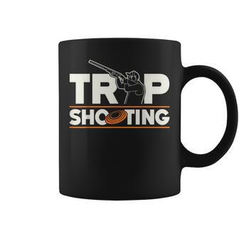 トラップ射撃 ピジョン ショットガン からのプル トラップ クレー射撃 コーヒーマグ - Kawaiitshirt