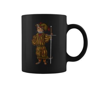ドイツ ランドスケニヒト猫 ルネサンス ツヴァイハンダー 剣 Hema コーヒーマグ - Kawaiitshirt