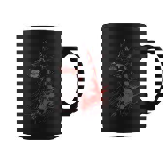 ドーベルマン グラフィック ペット アートワーク 犬 ドーベルマン コーヒーマグ - Kawaiitshirt