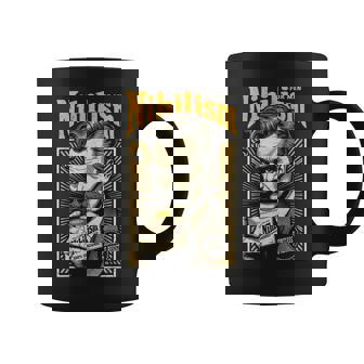 ニヒリズム 男性用 面白い ニーチェ哲学 ビンテージ広告 コーヒーマグ - Kawaiitshirt