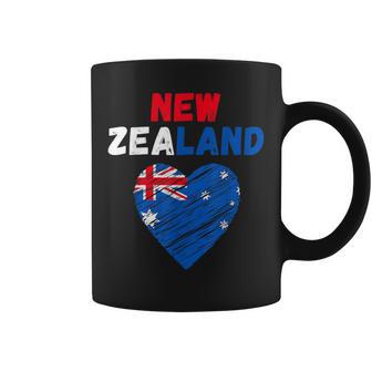 ニュージーランド国旗 ホリデーハート ニュージーランド国旗 コーヒーマグ - Kawaiitshirt