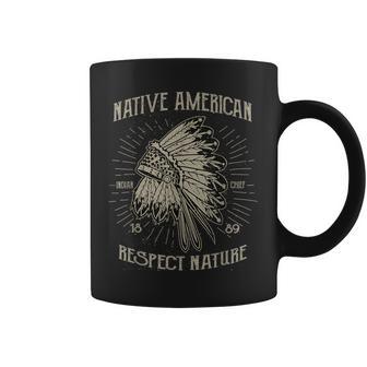ネイティブアメリカン チーフ ネイティブアメリカンとインディアン コーヒーマグ - Kawaiitshirt