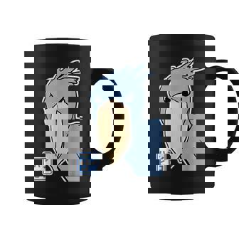 ハシビロコウさん『フル ビッグプリント』青い鳥【どうぶつフレンズ】ゆるくて かわいい 動物園の生き物 イラスト コーヒーマグ - Kawaiitshirt