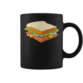 ハム&チーズサンドイッチ コーヒーマグ - Kawaiitshirt