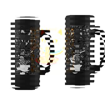 バストキャット ラーメン エジプト エジプト神話 女神バステット コーヒーマグ - Kawaiitshirt