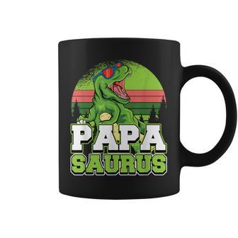 メンズ パパサウルス 恐竜 パパザウルス 父 誕生 誕生日 コーヒーマグ - Kawaiitshirt