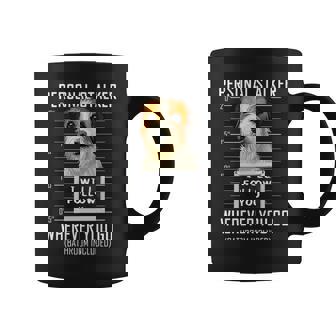 パーソナルストーカー犬ジャックラッセルテリア私はあなたに従います Jack Russell Terrier Dog 長袖tシャツ コーヒーマグ - Kawaiitshirt