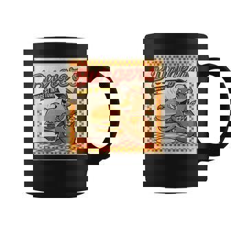 ビンテージ Burgers Biggest In Town ベア ハンバーガー ショップ コーヒーマグ - Kawaiitshirt