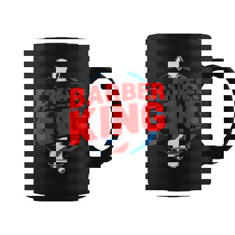 ファニー バーバー キング ヘアスタイリスト ヘアドレッサー バーバーショップ ポール コーヒーマグ - Kawaiitshirt