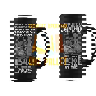 フォークリフト オペレーター レイジングバー パレット フォークリフトドライバー コーヒーマグ - Kawaiitshirt