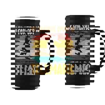 フリーヒールスキー 好きなスポーツはテレマークスキー スキーヤー コーヒーマグ - Kawaiitshirt