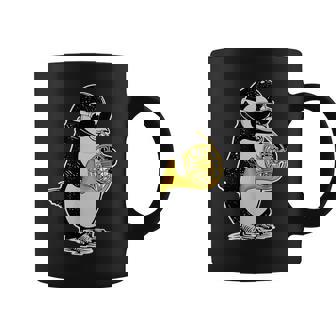 フレンチホルン奏者 ペンギン好き 音楽 フレンチホルン コーヒーマグ - Kawaiitshirt