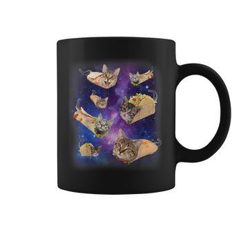 ブリトー猫とタコスキャット 宇宙 ギャラクシー ミーム タコキャット 愚かな コーヒーマグ - Kawaiitshirt