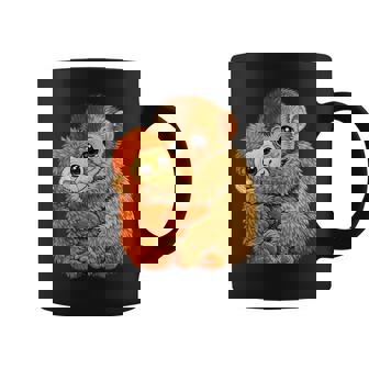 ベビーモンキーパンチ 面白い猿のぬいぐるみミーム コーヒーマグ - Kawaiitshirt