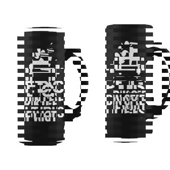 ペット 犬 ドリンク コーヒー リフト ウェイト 面白い ジム ワークアウト コーヒーマグ - Kawaiitshirt