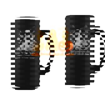 ペンギン 魔女 ゴースト パンプキン トリオ ハロウィン 楽しい 長袖tシャツ コーヒーマグ - Kawaiitshirt