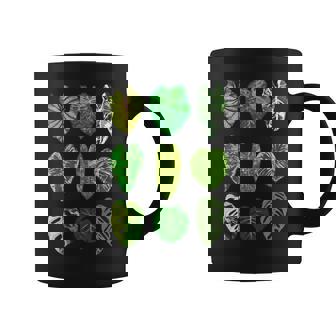 ボタニストガーデン サトイモモンステラ 植物コレクション 葉 長袖tシャツ コーヒーマグ - Kawaiitshirt