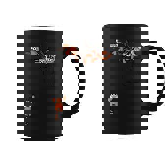 ポケットシリーズ かわいいレッサーパンダ くまの遊び 長袖tシャツ コーヒーマグ - Kawaiitshirt