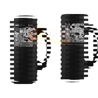 ミツクニ スケルトンスペクターに逆らう 歌川国芳作 コーヒーマグ - Kawaiitshirt