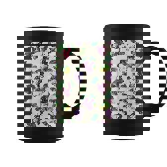 ミニマリストのブドウ柄アート。 コーヒーマグ - Kawaiitshirt