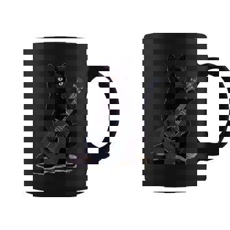 ミュージシャン黒猫ギタリストボンベイキャッツウィズギター コーヒーマグ - Kawaiitshirt