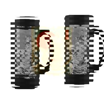 メインクーン 猫 ヴィンテージ ラーメン 和麺 コーヒーマグ - Kawaiitshirt