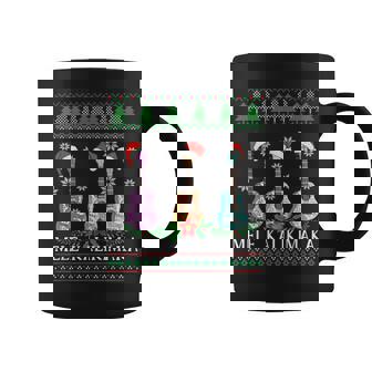 メレカリキマカハワイアンクリスマスウクレレ醜いデザインシャツ コーヒーマグ - Kawaiitshirt