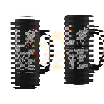 ヤギの動物愛の花 コーヒーマグ - Kawaiitshirt