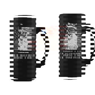 ラグドールキャット I Do What I Want Retro Usa おもしろ猫 コーヒーマグ - Kawaiitshirt