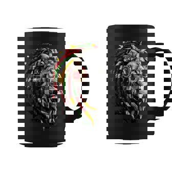 ラスタレゲエミュージックヘッドフォンジャマイカンルーツプライドライオン コーヒーマグ - Kawaiitshirt