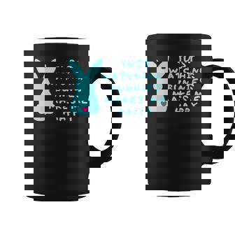 リサイズ ただうさぎを見てるだけで、幸せな気持ちになる Bunny Bunnies Rabit Happy うさぎ コーヒーマグ - Kawaiitshirt