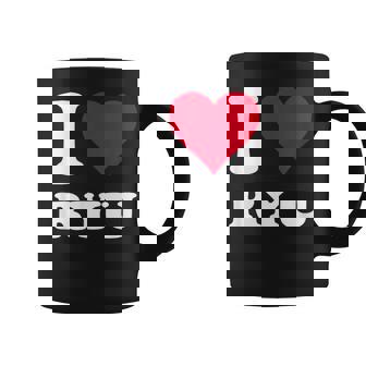 レッドハート I Love Ryu コーヒーマグ - Kawaiitshirt