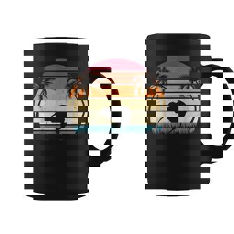 レトロ キウイバード サンセット キウイ鳥 ニュージーランド キウイ鳥 コーヒーマグ - Kawaiitshirt