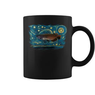 レトロなヴィンテージスタイルのアロワナ コーヒーマグ - Kawaiitshirt
