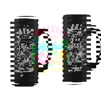 ワイキキ ハワイ アロハ サーフィン パラダイス ハイビスカス パイナップル 長袖tシャツ コーヒーマグ - Kawaiitshirt