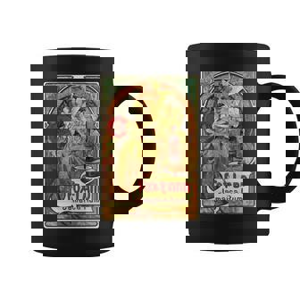 ヴィンテージ ジャマイカ ラム広告ポスター 女の子 アルフォンスミュシャ 長袖tシャツ コーヒーマグ - Kawaiitshirt