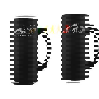 ヴィンテージ スイム レトロ スイミング 進化 面白いスイマー コーヒーマグ - Kawaiitshirt