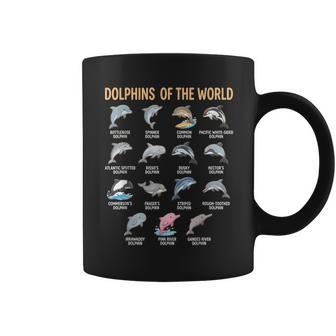 世界のイルカ 種チャート 教育 海洋生物 コーヒーマグ - Kawaiitshirt