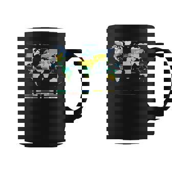 世界地図 気候帯 海洋名 フランス語 コーヒーマグ - Kawaiitshirt