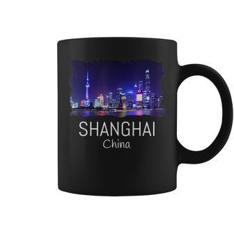 中国上海スカイライン 中国のお土産ギフト 上海 コーヒーマグ - Kawaiitshirt